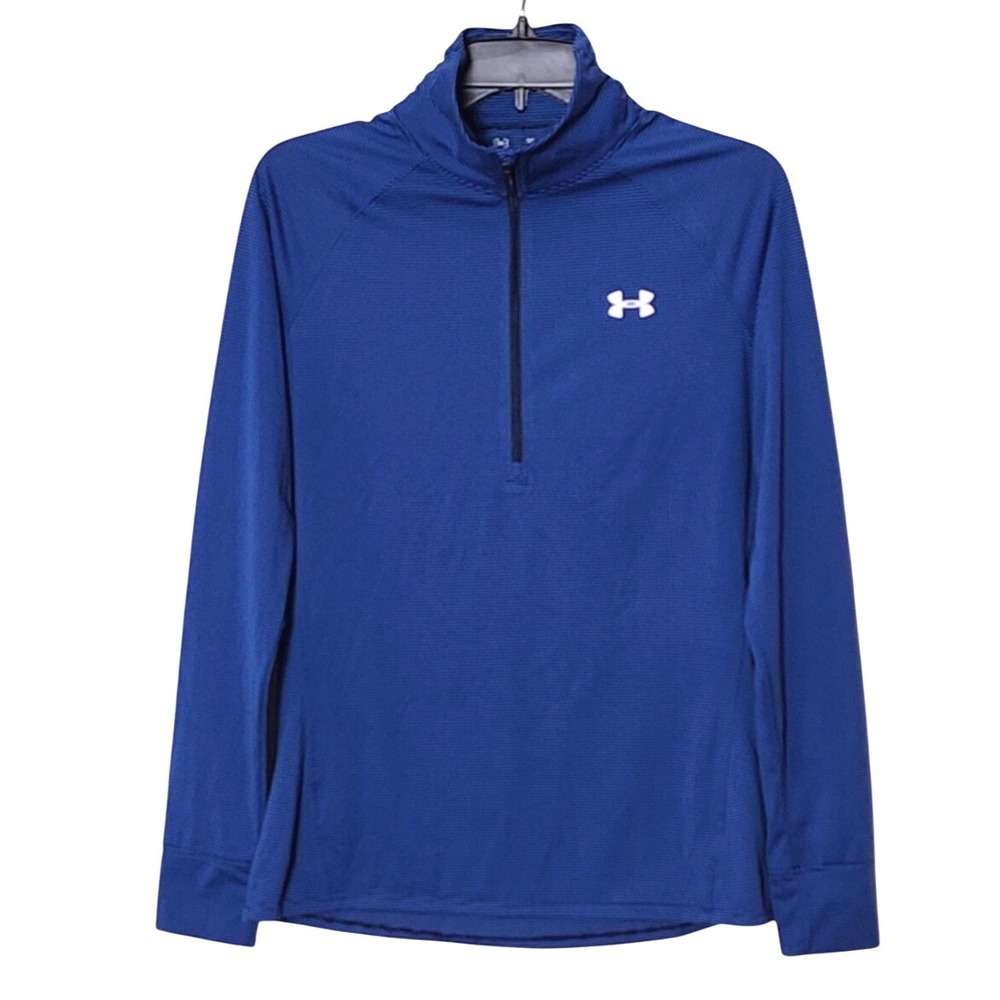 UNDER ARMOUR ALL SEASON GEAR SEMI-FITTED ACTIVE PULLOVER‎ WOMENS MEDIUM STRIPED